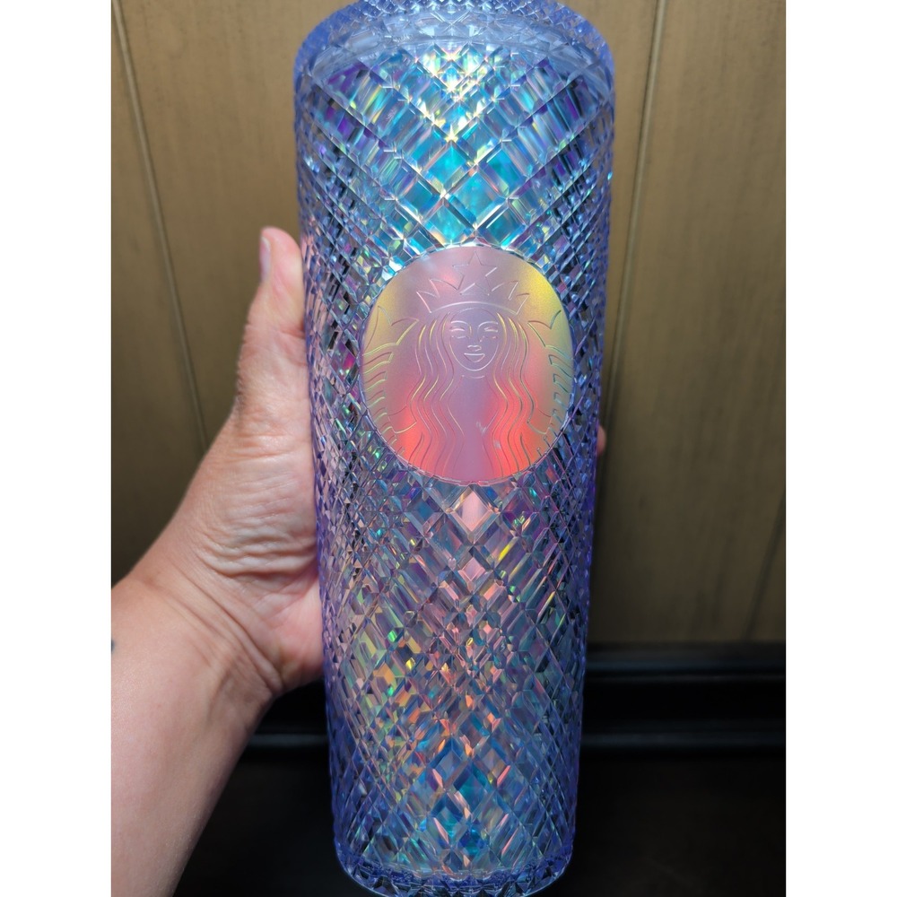 Starbucks 2022 Holiday Irridescent Jeweled Venti Cold Cup Tumbler 24oz